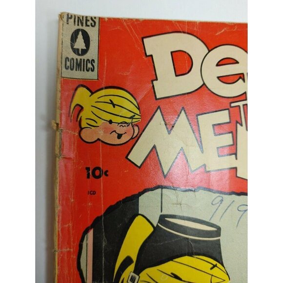 Vintage Dennis The Menace Comic Books Lot Nos. 25 & 56 1957 1961 Hallden Fawcett - Picture 8 of 8